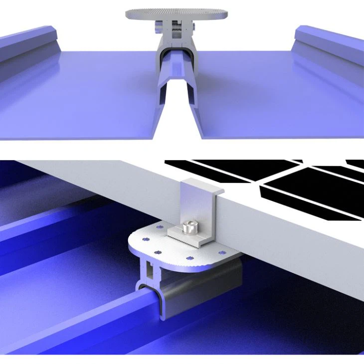 Metal Roof Solar Install