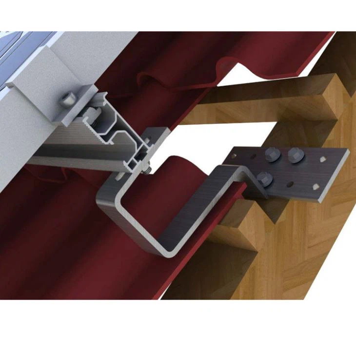 Solar Panel Mounting System For Spanish Tile Roof